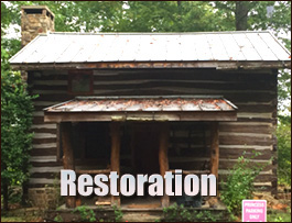 Historic Log Cabin Restoration  Hoboken, Georgia